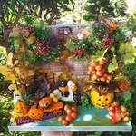 🤣❤️‼️  HALLOWEEN 🎃  🌿🌼🌷🌻 ❤️😉❤️ ガーデン 😉ミニチュア   ドールハウス  家具 部屋 カフェ 庭 ガーデニング  アンティーク ハロウ