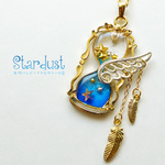 【受注製作】星待ち流星時計✩*.ﾟネックレス 星空