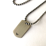 SILVER925ドックタグ　メンズネックレス