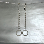 NO.33 /ピアス [リングチェーン]　…メンズ ユニセックスデザイン…