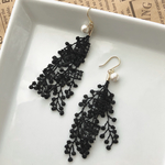 再々販＊レースの花束イヤリング/ピアス