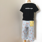  四角いドットパンツ《ブルー》