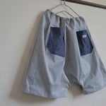 コードレーンのサルエルパンツ　着丈55cm