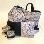 zon☆様専用オーダー品♡ご入園セット・リバティ・キューフォーザズー・受注、オーダー可・入園入学・お受験に