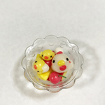 送料込み☆にわとり親子とフルーツ