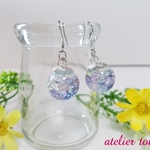 再2✨ドームピアス　「violet」