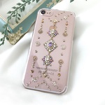 ふんわりパステル♡クリスタルジュエル iPhoneケース