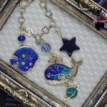 宇宙クジラのバッグチャーム