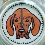 ミニチュアダックスフントの腕時計