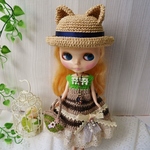 るびぃ89[ねこみみクラシカル４点セット]ブライス アウトフィット Blythe