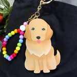 【新作】可愛い ゴールデンレトリバー キーホルダー ストラップ【バッグチャーム】【犬】