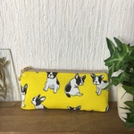 フレンチブルドッグ柄のキーケース