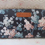 ジョセフィン　ネイビー　ハンドメイド　 長財布　リバティ