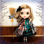 ブライス　リカちゃん  プーリップ  ハロウィン  ワンピース＆マント