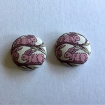 再販♡まんまるころんくるみボタンピアス／イヤリング