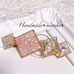 再販 桜ピンク バレッタ