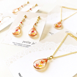 秋のしずく ネックレス 【紅葉】 