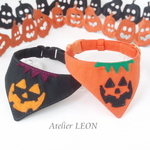 Halloween!パンプキンバンダナ＊猫ちゃん首輪