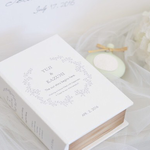 リーヴル - Livre -結婚証明書＆リングピローお二人だけのお名前入りブック