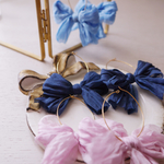 シルクリボン フープピアス