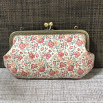 20％OFF リバティ がま口 クラッチポーチ