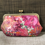 20％OFF リバティ がま口 クラッチポーチ