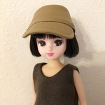 レザー風ワークキャップ★リカちゃん用