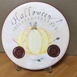  ＊トールペイント＊ ハロウィンプレート（ラウンド）