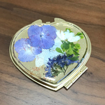 レジン 押し花コンパクトミラー