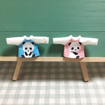 【オビツ11サイズ】ラグランTシャツ（長袖・パンダ）