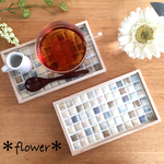 マーブルタイルのトレー  marble natural