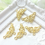 【再入荷】10個セット☆ネックレスやイヤーカフなどの土台に！透かしパーツ　コネクター