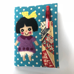 A6おかっぱちゃんノートカバー
