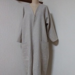 リネン　スカラップ　　コーディガン👗