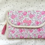 na様ご予約品♡リバティ フェリシテ（ドラジェ）の母子手帳ケース【サイズM】♡