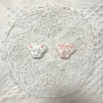 ふりふりパンティ アソート 無地(ピンクリボン×peach pink・white)