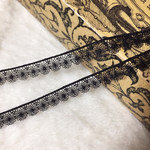 ＊再入荷＊1m 超繊細 ケミカルレース ブレード 黒 BK180903 ハンドメイド 手芸 素材 材料 DIY
