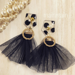 再再再販ドットチュールピアス♡イヤリング