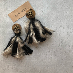 〜毛糸とフェイクファーのピアス&イヤリング〜