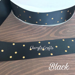 ゴルドドットリボン BLACK
