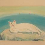 猫の絵　「午後のまどろみ」