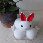 ちりめん  お月見団子  三宝(小)