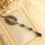 Vintage "Mary" Intaglio Cabochon Necklace（金古美type）