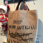 SALE   ANTIGUA LA AZOTEAコーヒー農園トートバッグ　コーヒー豆麻袋