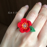つまみ細工 指輪 ゆかた 成人式に♪