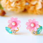 ✿ 一輪のコスモス イヤリング  ✿  new