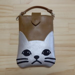 aikacha様　オーダー品　本革！　ねこですが。　