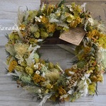 k様へ　秋の野の夕暮れwreath