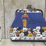 ねこキャッチャー☆マチ付きがま口