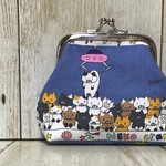 ねこキャッチャー☆マチ付きがま口
